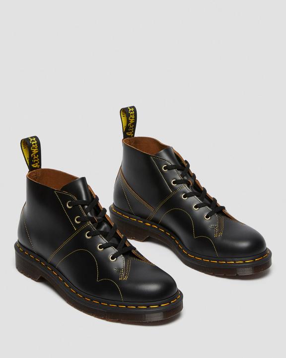 Dr. Martens Church Vintage Monkey Boots Black - Womens