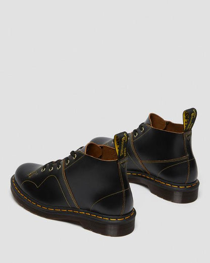 Dr. Martens Church Vintage Monkey Boots Black - Womens
