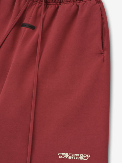 Essentials Relaxed Sweatshort Crimson