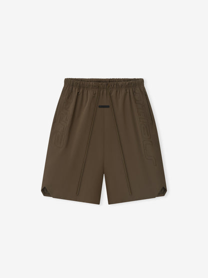 Essentials Active Trace Relaxed Short Brown