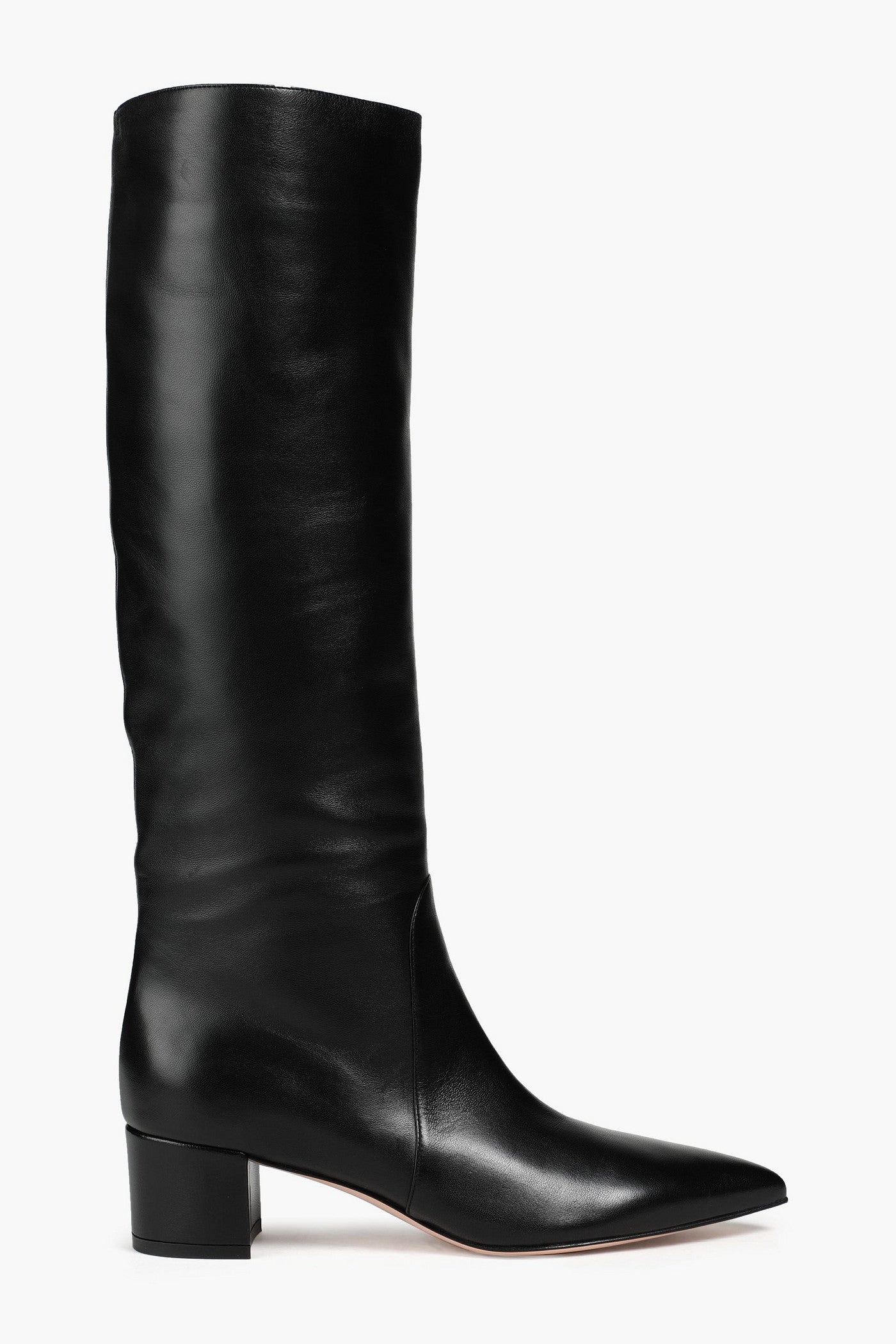 Gianvito Rossi Leather Knee Boots Black Women's