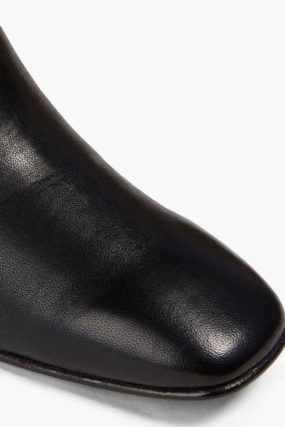 Roger Vivier Polly Buckle-Embellished Leather Knee Boots Black Women's