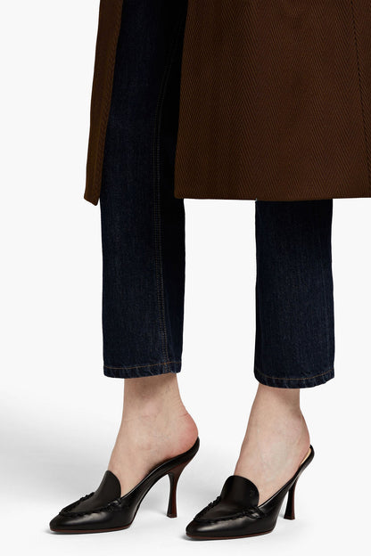 Tod's Leather Mules Black Women's