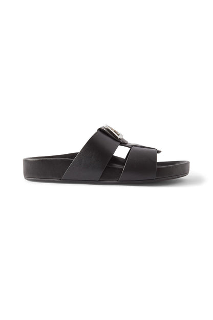 Christian Louboutin Dhabubizz Embellished Leather Mules Black