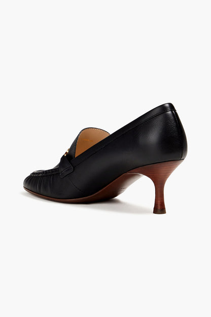Tod's Embellished Leather Pumps Black Women's