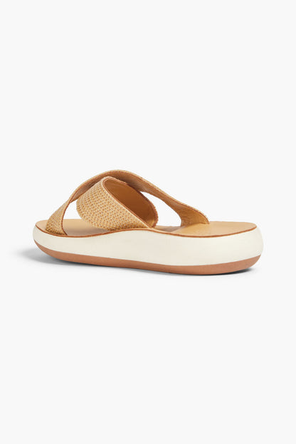 Ancient Greek Sandals Thais Raffia Sandals Sand Women's