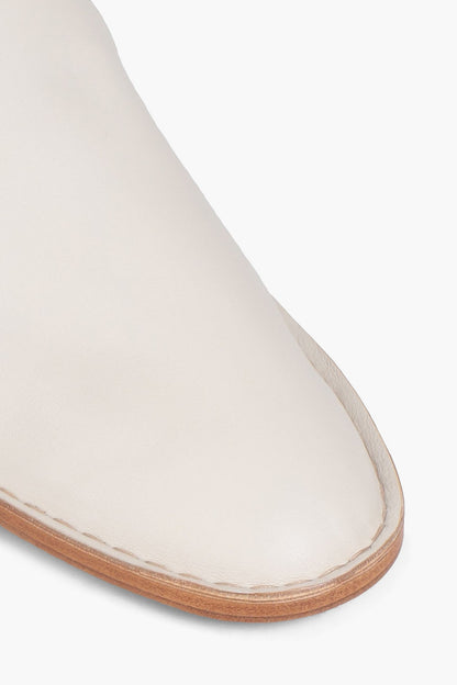 Tod's Pebbled-Leather Loafers Ivory Women's
