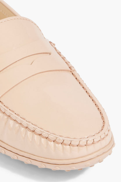 Tod's Patent-Leather Loafers Blush Women's