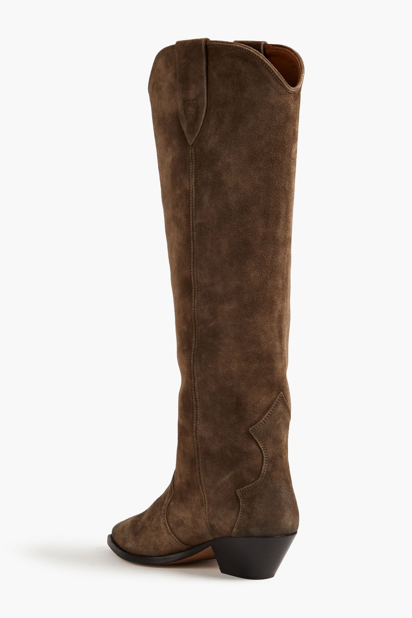 Isabel Marant Suede Cowboy Boots Brown Women's