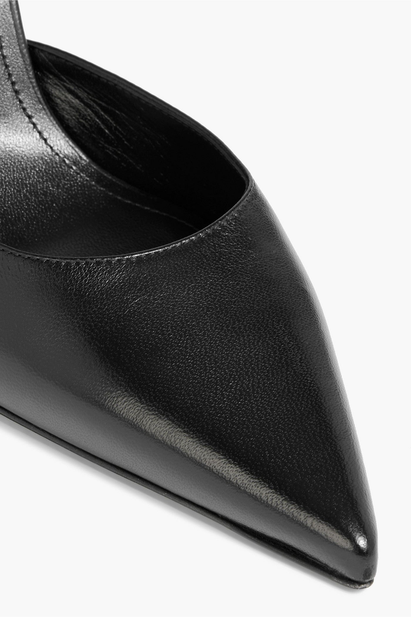 Givenchy Show Stocking Leather Pumps And Socks Set Black Women's