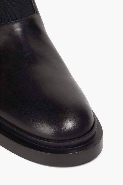 Jil Sander Leather Chelsea Boots Black Women's