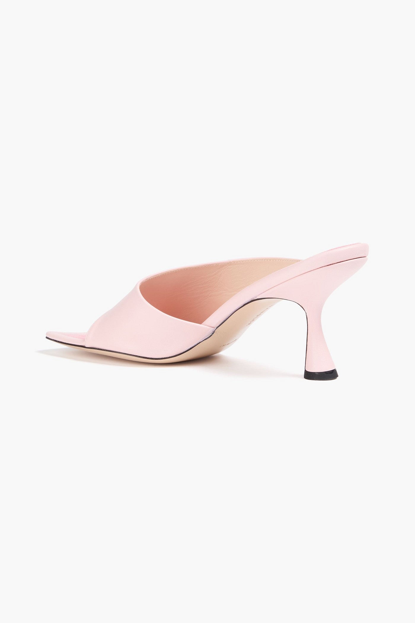 Wandler Gaia Leather Mules Baby Pink Women's