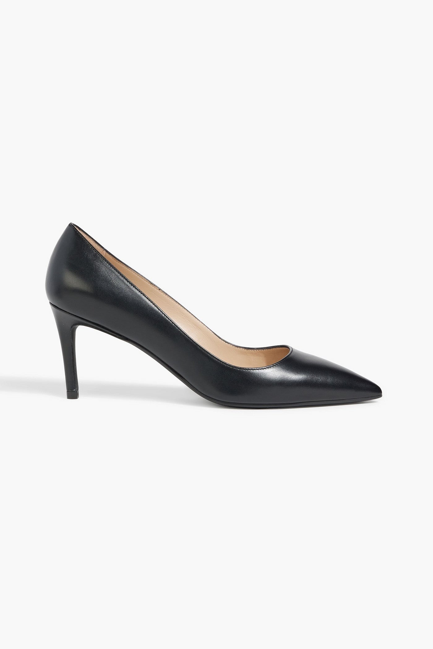 Stuart Weitzman Leather Pumps Black Women's