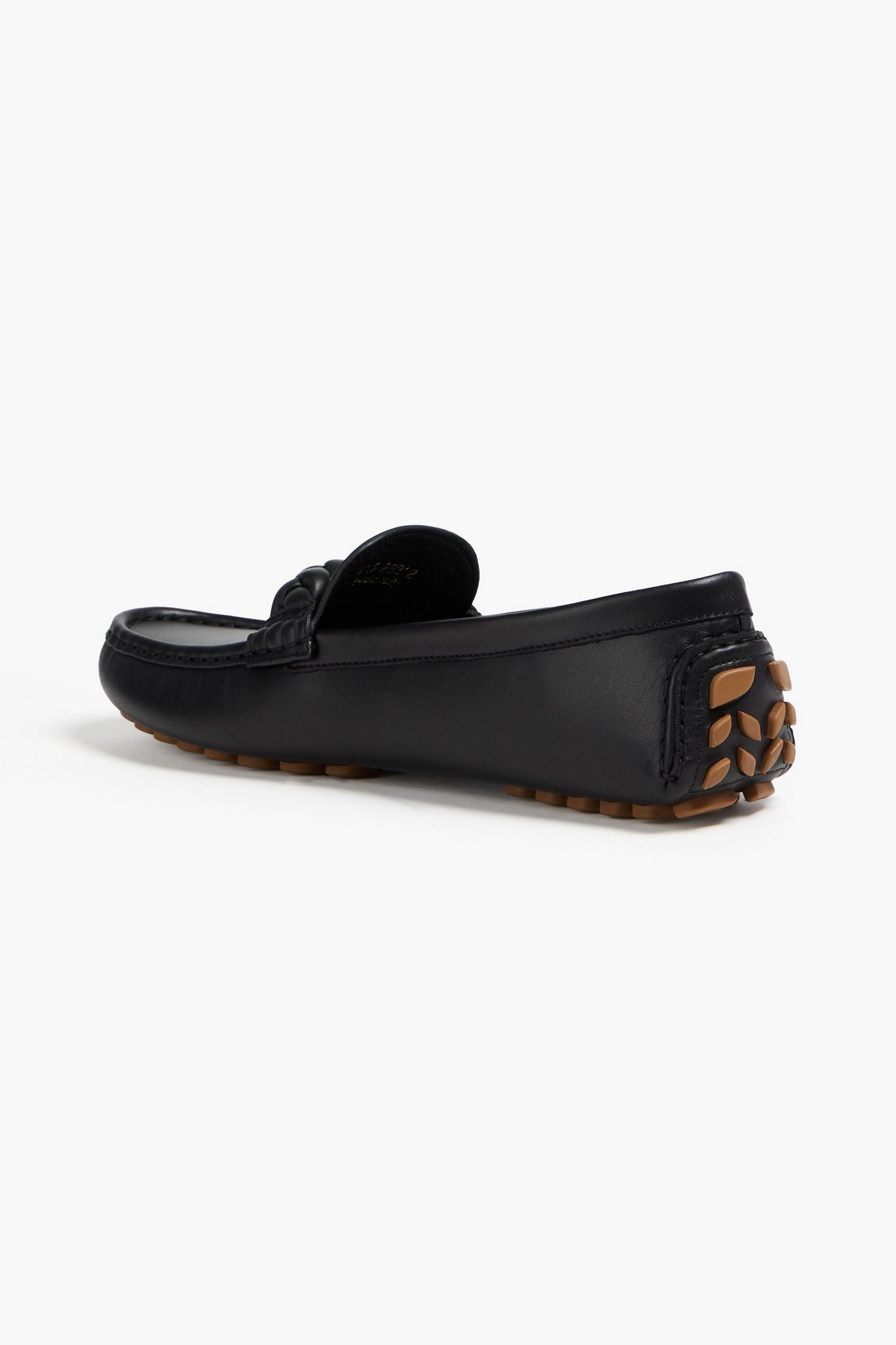 Gianvito Rossi Monza Leather Loafers Black Women's