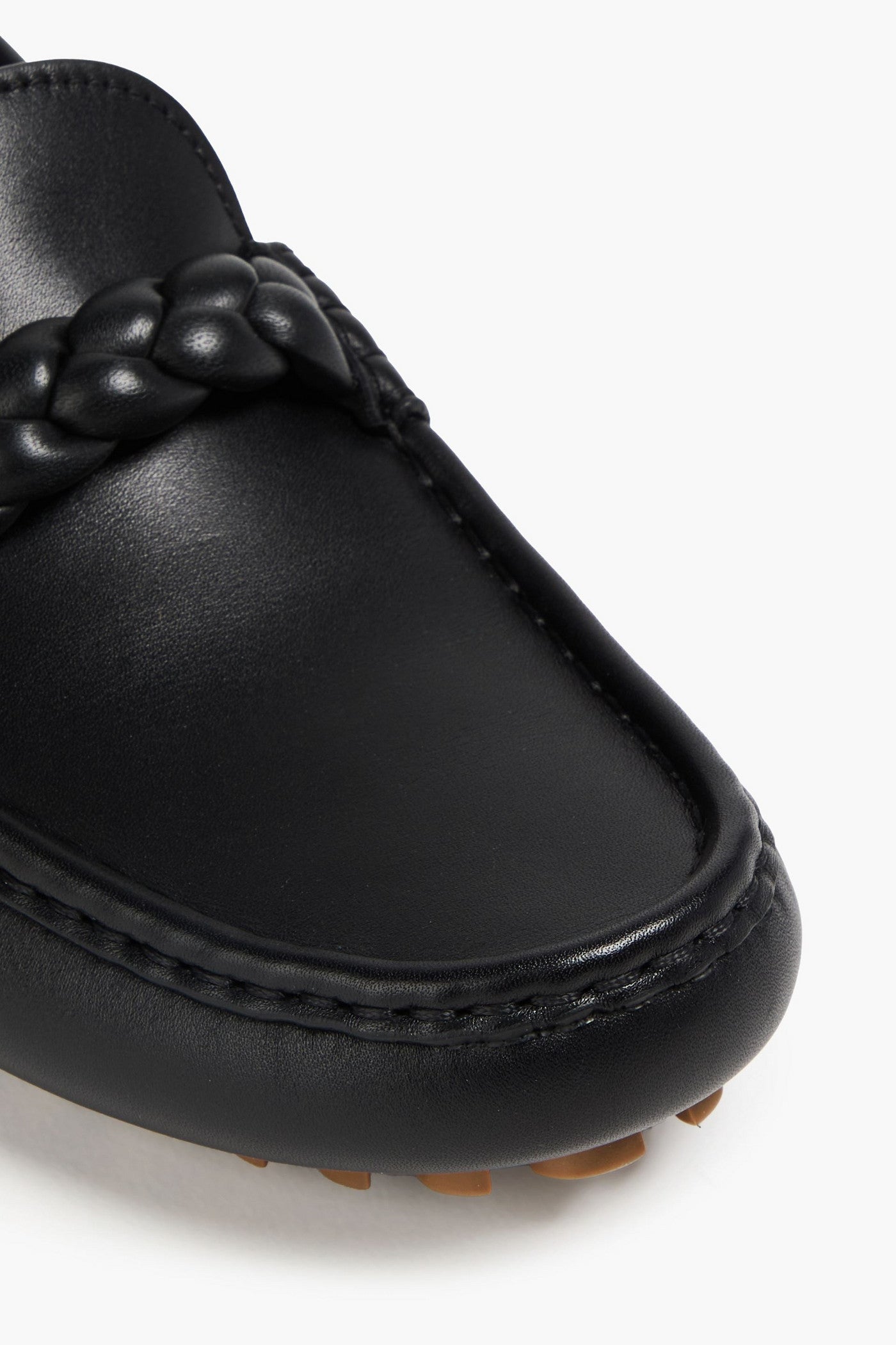Gianvito Rossi Monza Leather Loafers Black Women's