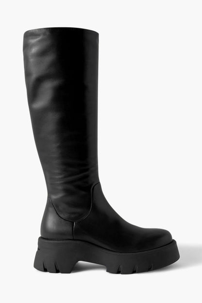 Gianvito Rossi Montey 20 Leather Knee Boots Black Women's