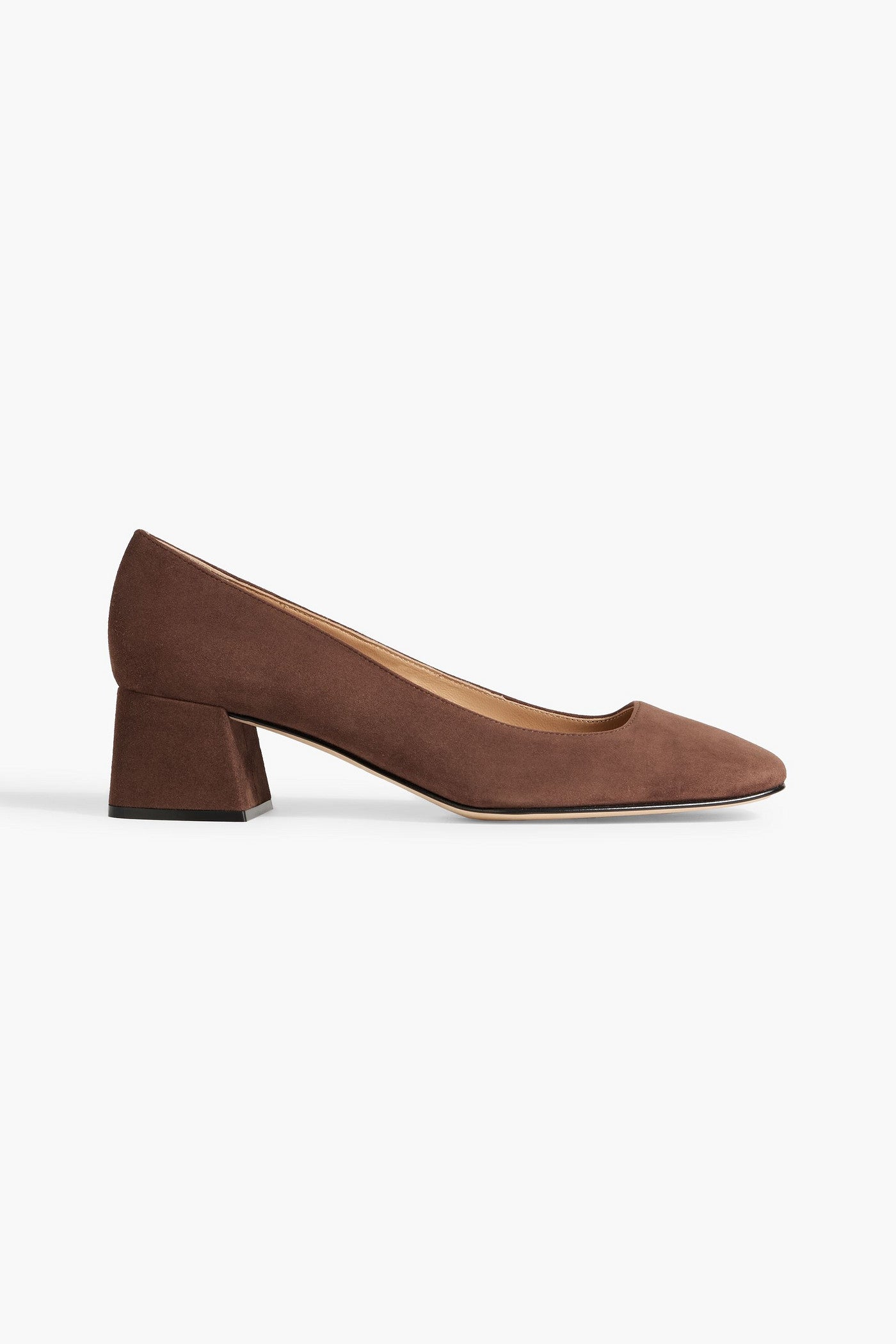 Sergio Rossi Suede Pumps Brown Women's