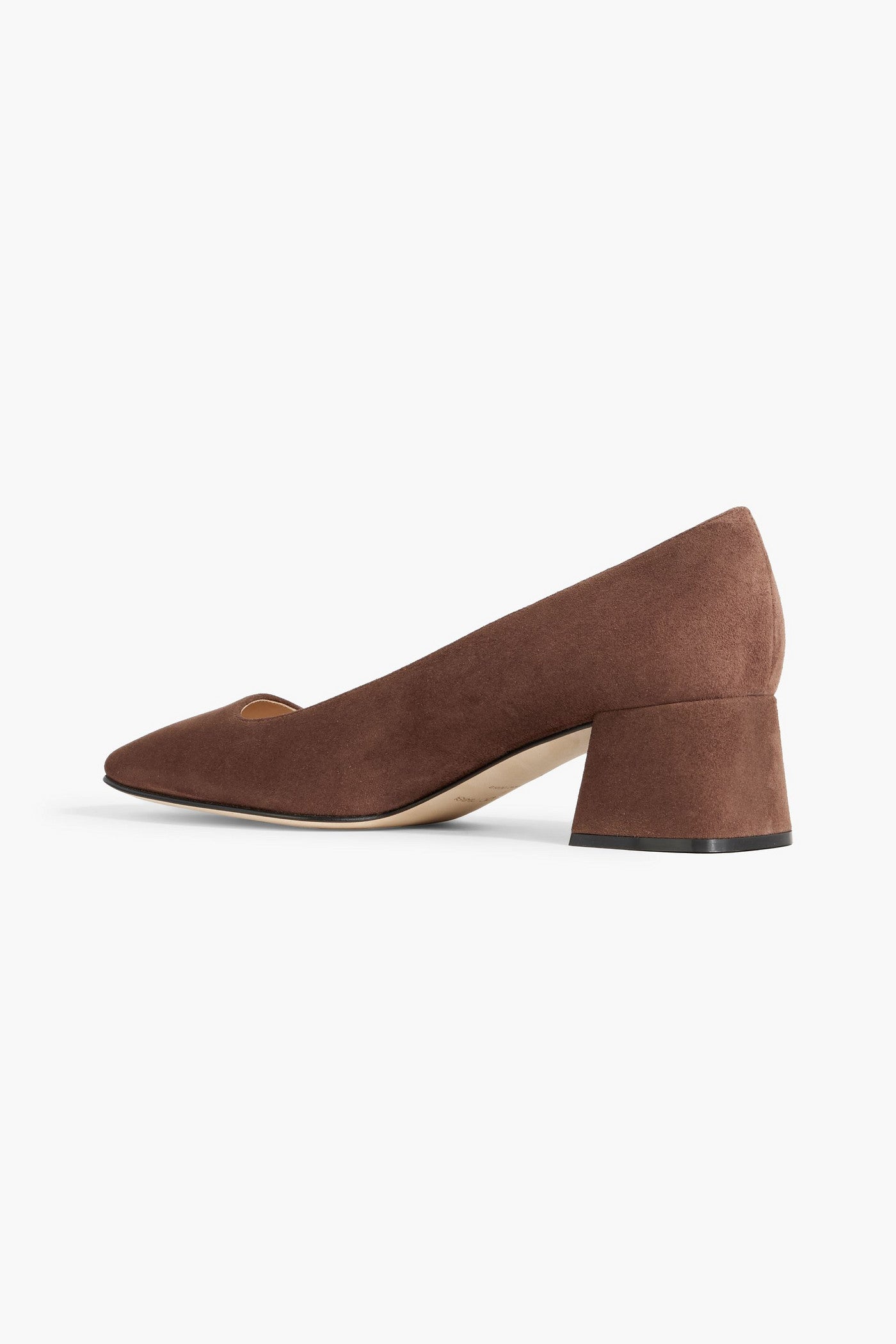 Sergio Rossi Suede Pumps Brown Women's