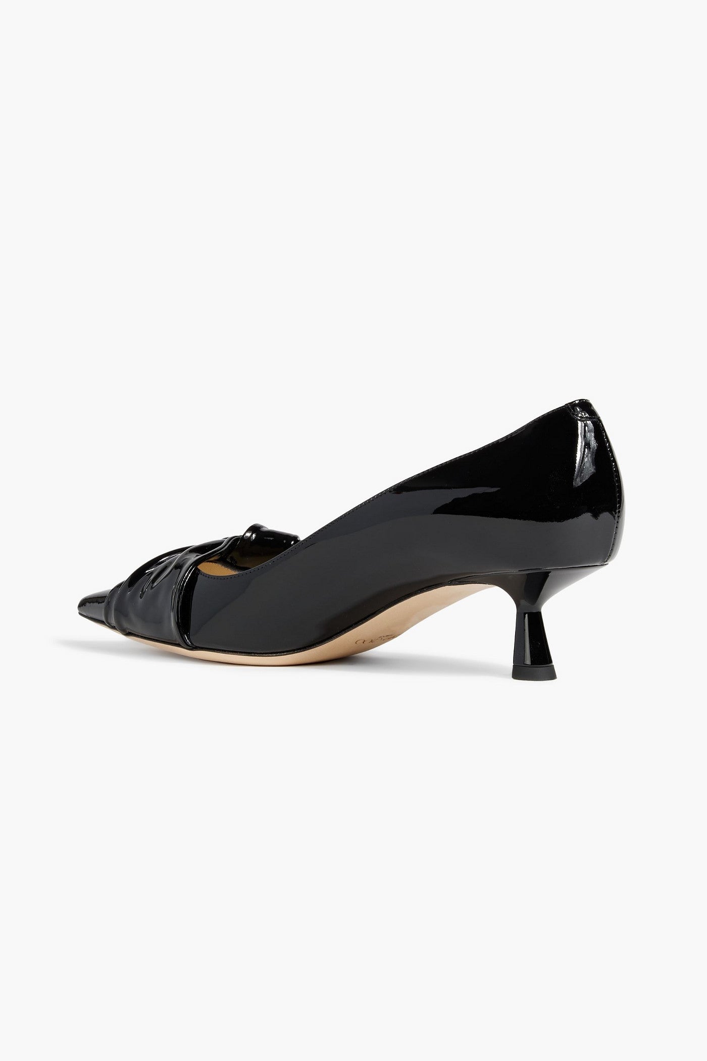 Jimmy Choo Elinor 45 Bow-Detailed Patent-Leather Pumps Black Women's