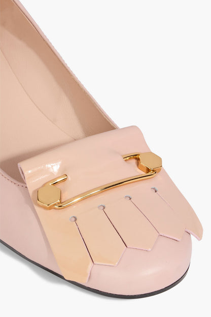 Tod's Embellished Leather Pumps Blush Women's