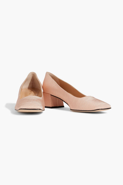 Sergio Rossi Gruppo 45 Ottoman Pumps Blush Women's