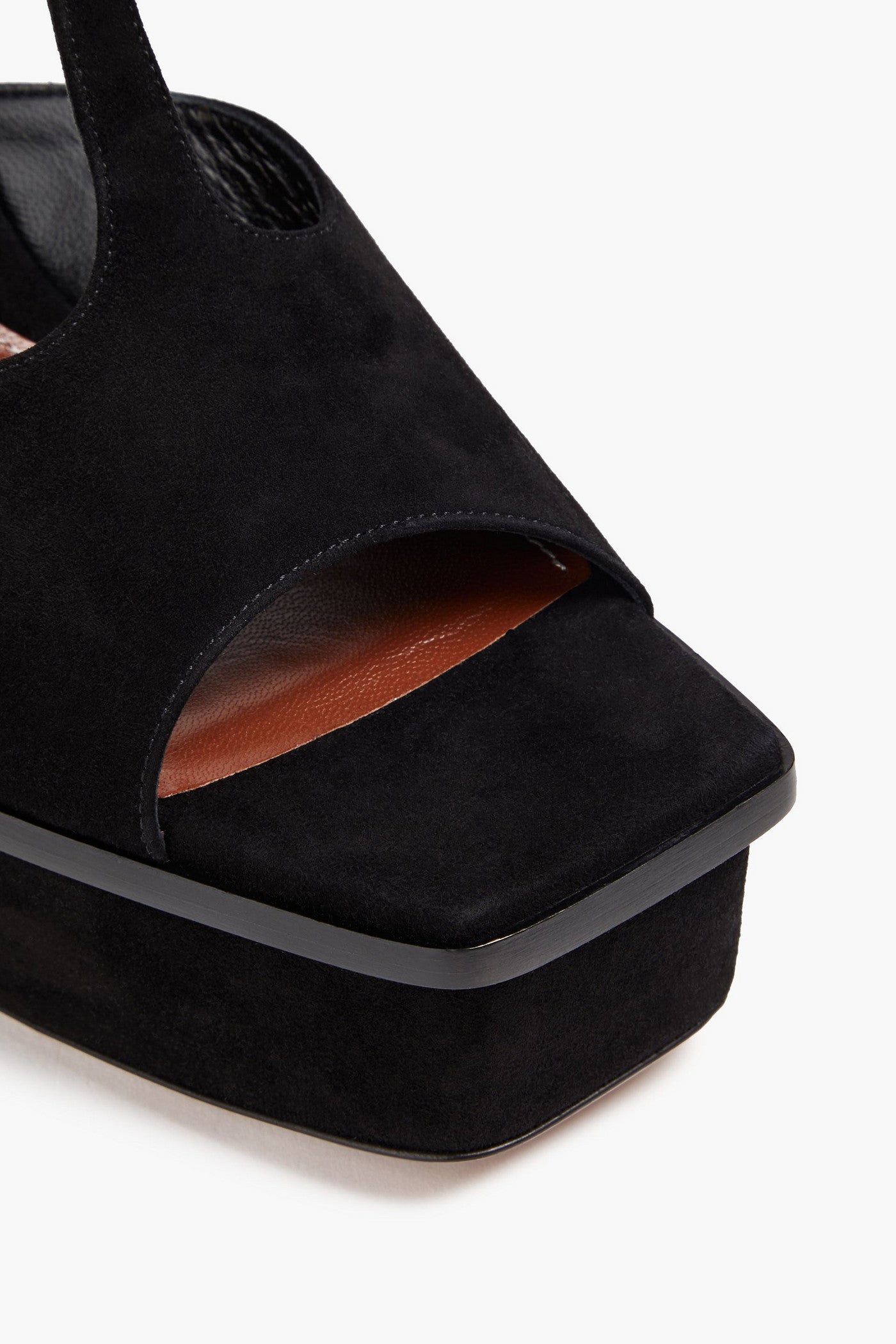 Zimmermann Suede Platform Sandals Black Women's