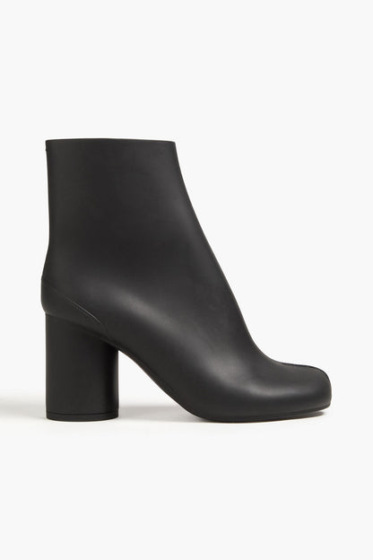 Maison Margiela Pvc Split-Toe Ankle Boots Black Women's