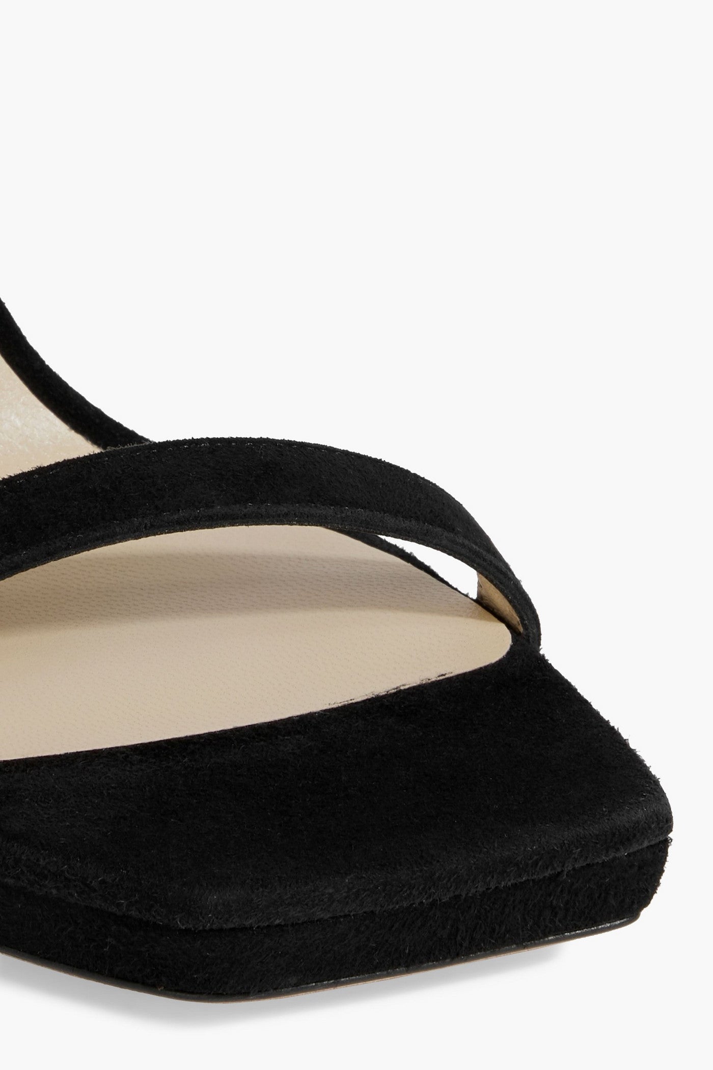 Jimmy Choo Alva 120 Suede Sandals Black Women's