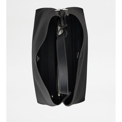 Tods Bag In Leather Medium Black