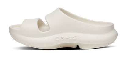 Oofos Women's Two-Strap Sandal Chalk