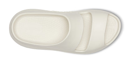 Oofos Women's Two-Strap Sandal Chalk