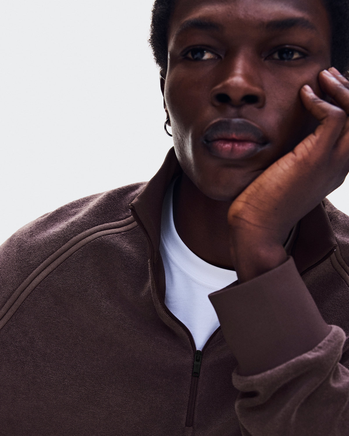 On Courtside Pullover Terry Mulberry