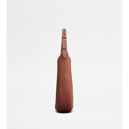 Tods Di Bag Hobo In Leather Small Brown