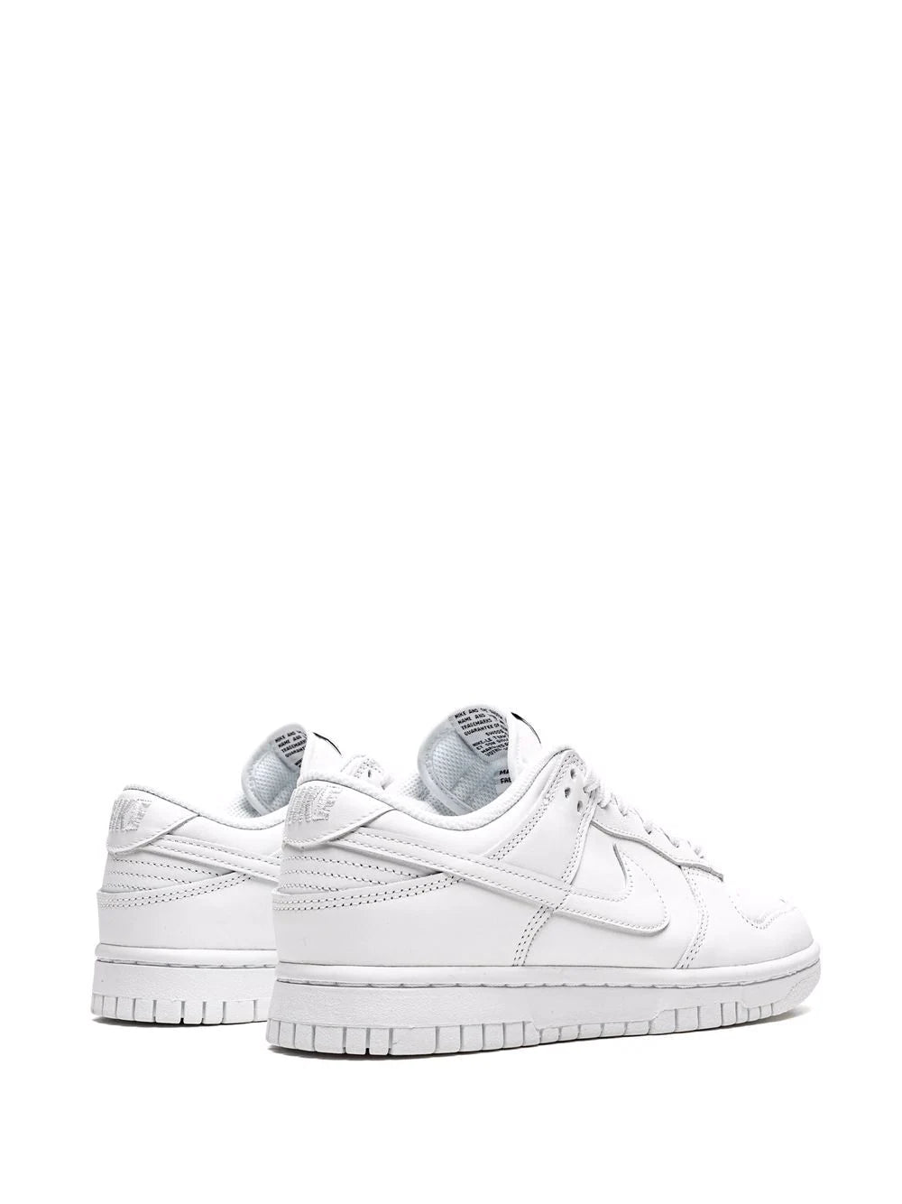 dunk lows all white