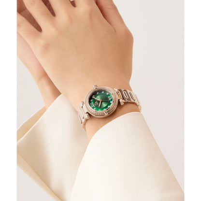 Gc Vogue Cable Green Round Quartz Women Watch Z57003L9