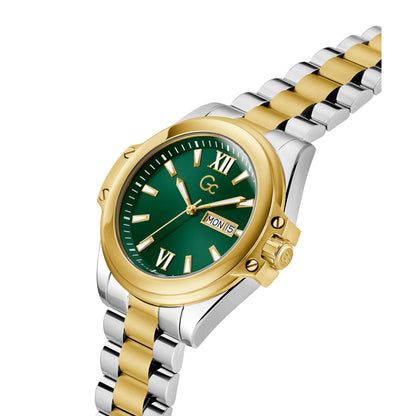 Gc Bolt Green Round Quartz Men Watch Z60002G9