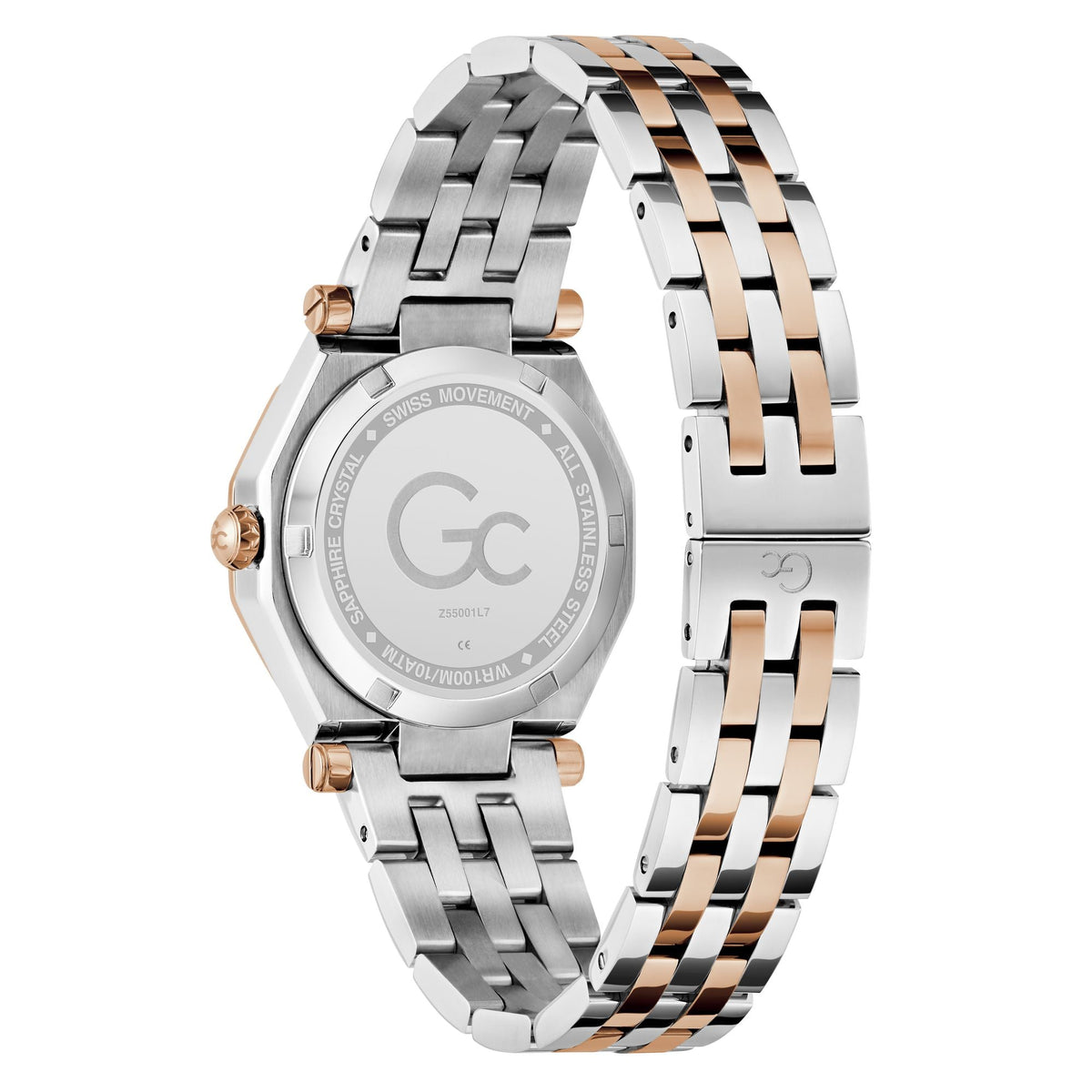 Gc Gleam White Round Quartz Women Watch Z55001L7
