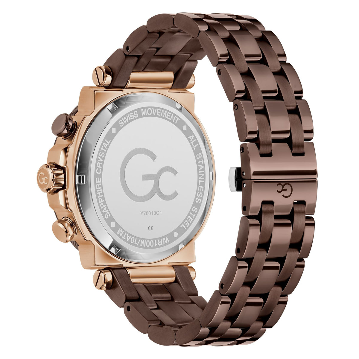 Gc One Sport Beige Round Quartz Men Watch Y70010G1