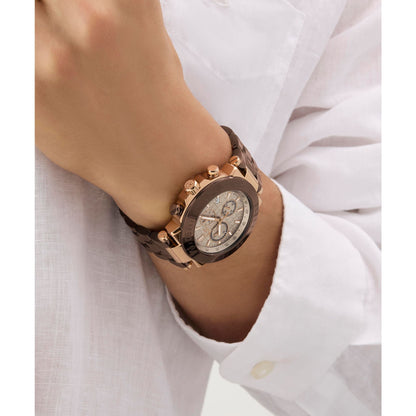 Gc One Sport Beige Round Quartz Men Watch Y70010G1