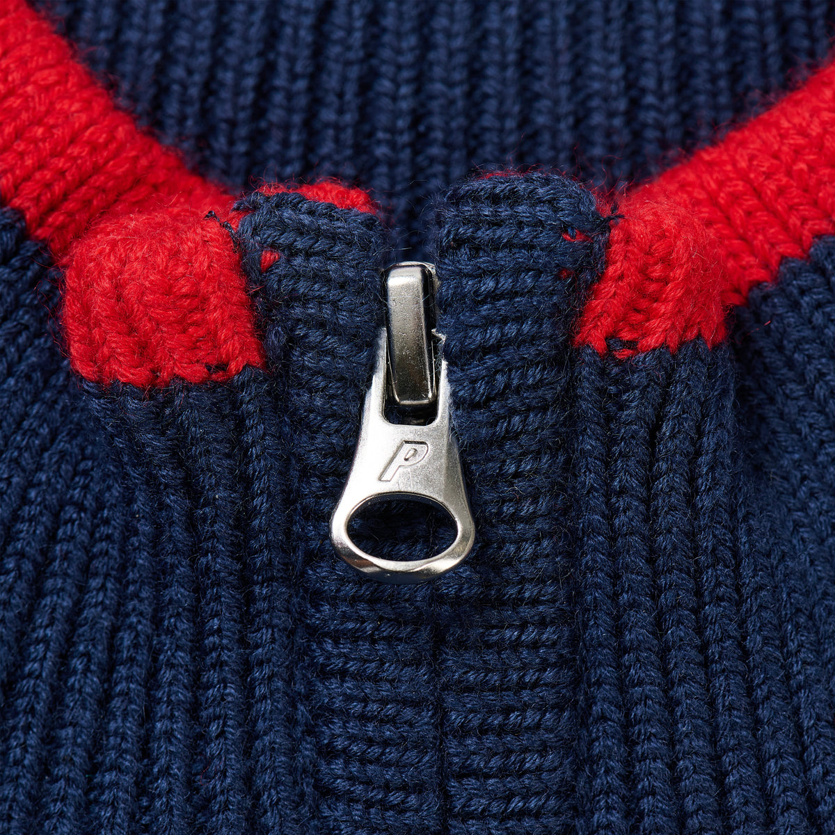 Palace Skateboards Established ZIP Funnel KNIT NAVY