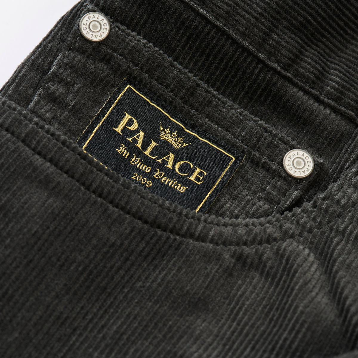 Palace Skateboards Baggy CORD P90 JEAN Black