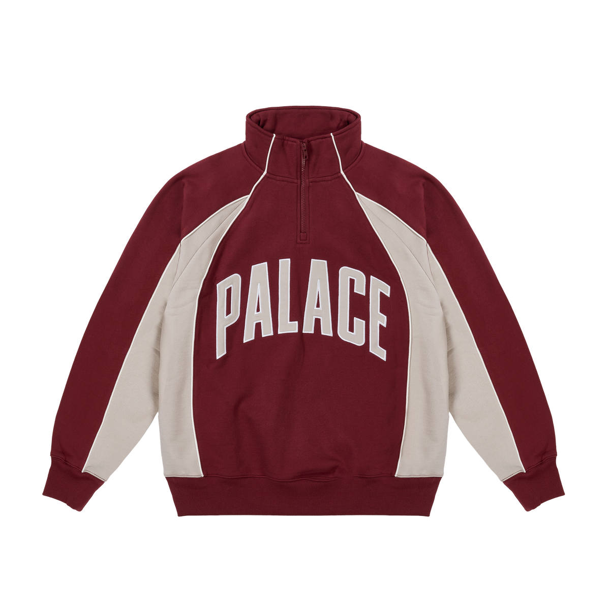 Palace Skateboards Courtside 1 / 4 ZIP Racey Green / Sunny Yellow
