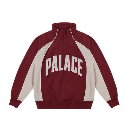 Palace Skateboards Courtside 1 / 4 ZIP Racey Green / Sunny Yellow