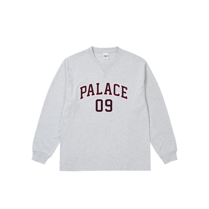 09 Palace Longsleeve GREY MARL