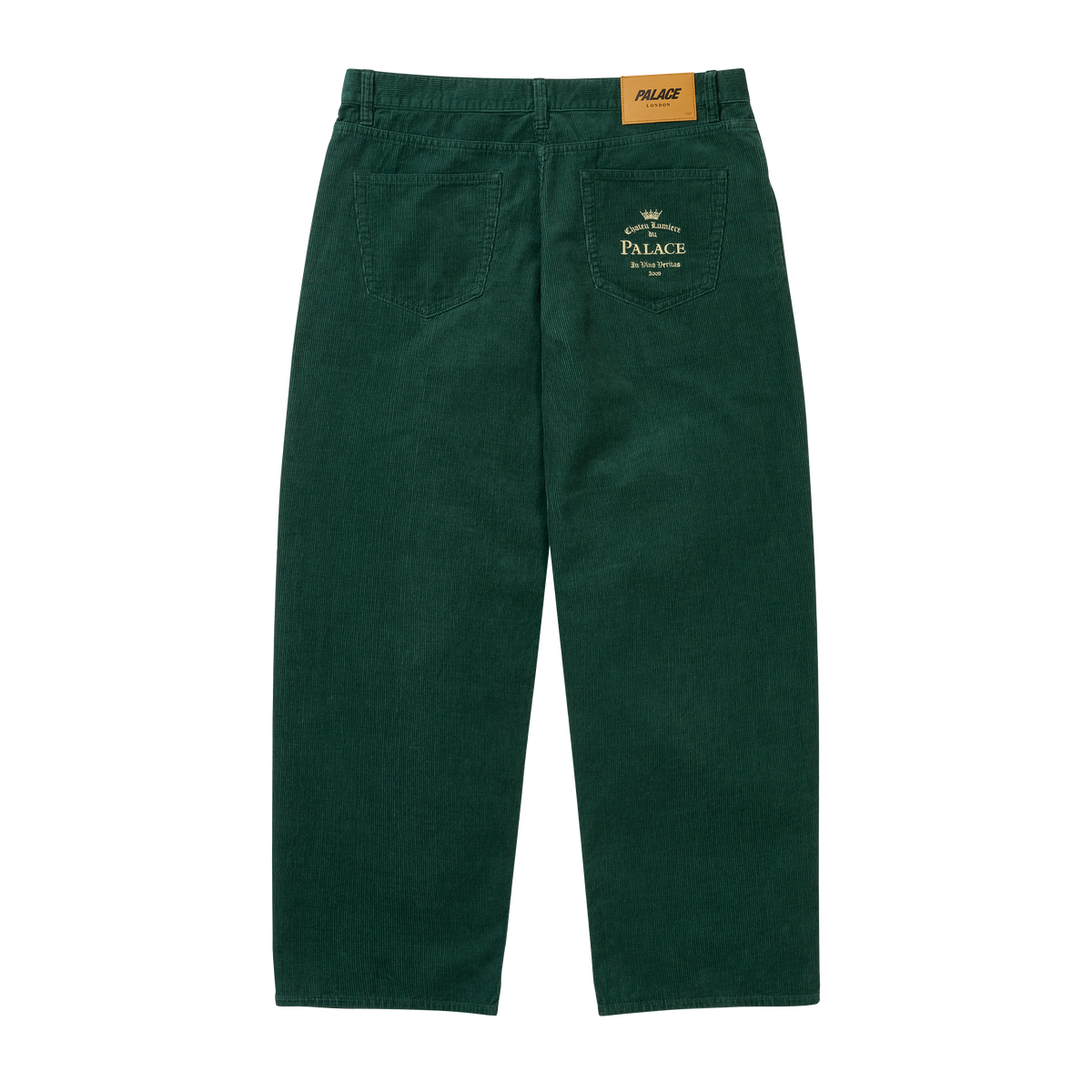 Palace Skateboards Baggy CORD P90 JEAN Green