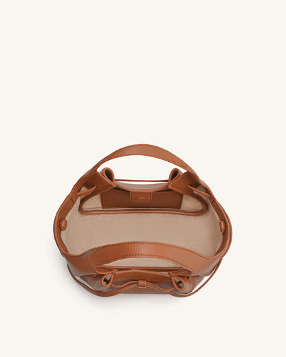 Jw Pei Mabel Soft Bow Tote Bag Caramel Brown