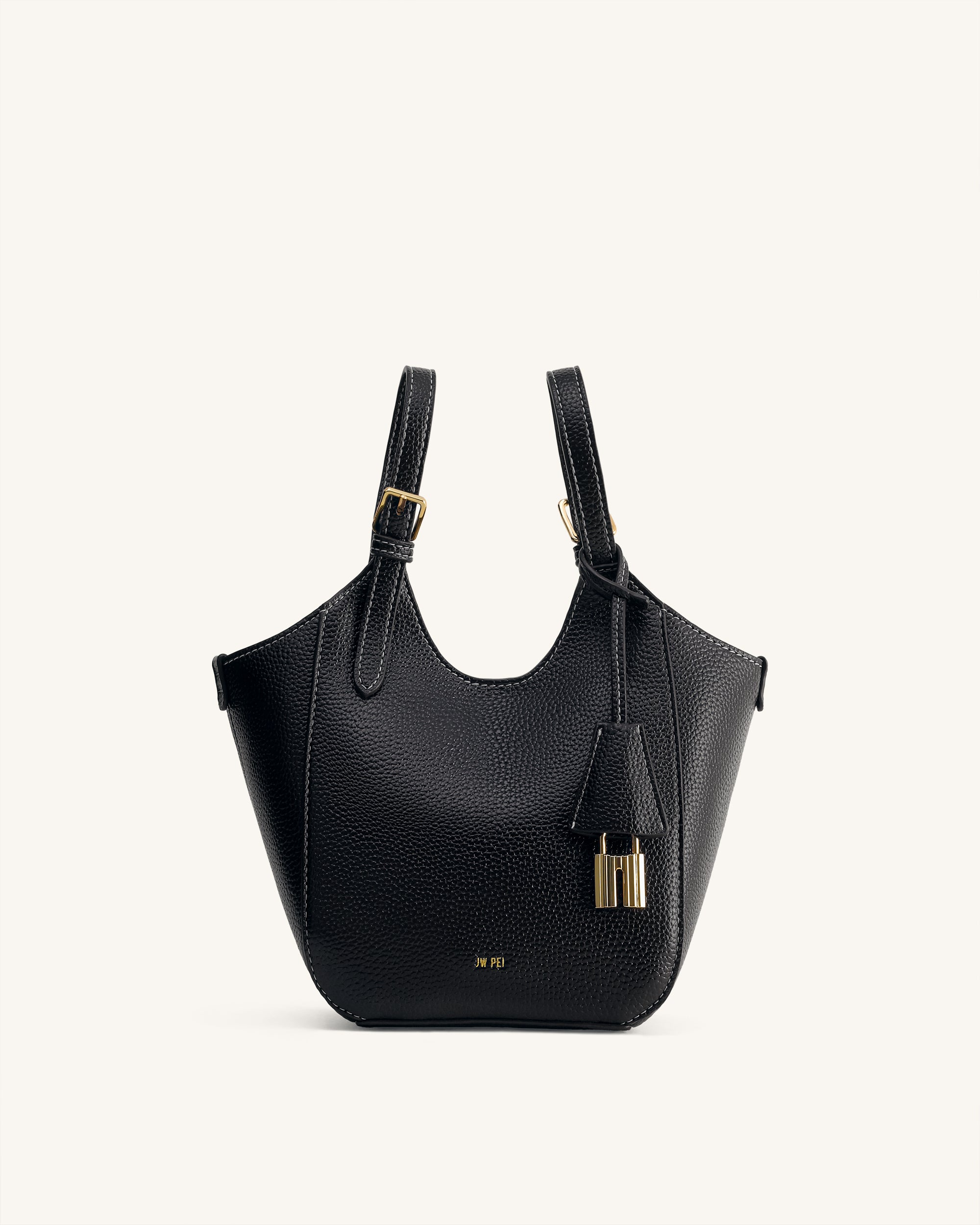 Jw Pei Ines Padlock Tote Bag Black