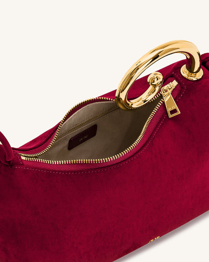 Jw Pei Nell Fringe Hardware Top Handle Bag Burgundy