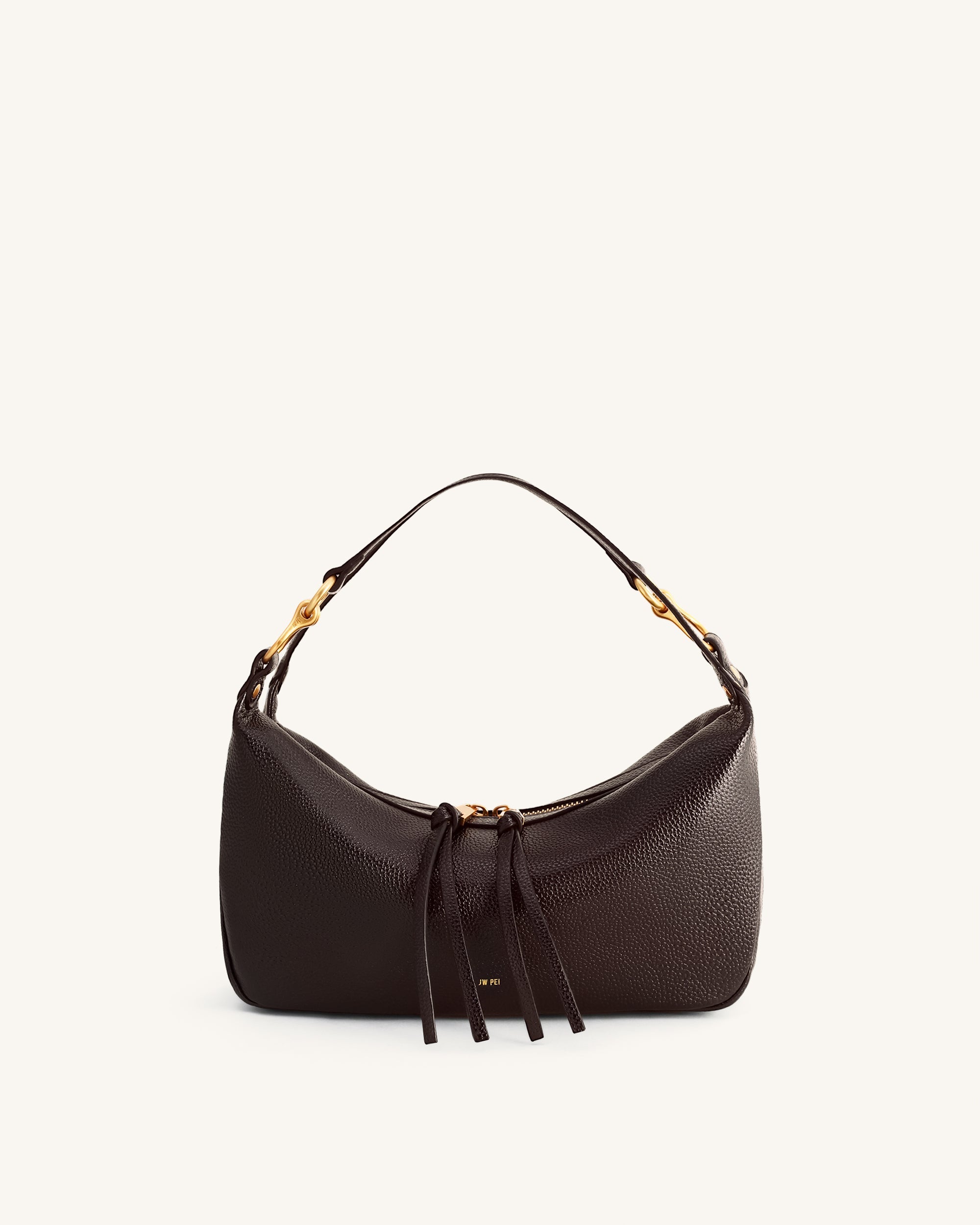 Jw Pei Selia Soft Grain Crossbody Bag Dark Brown