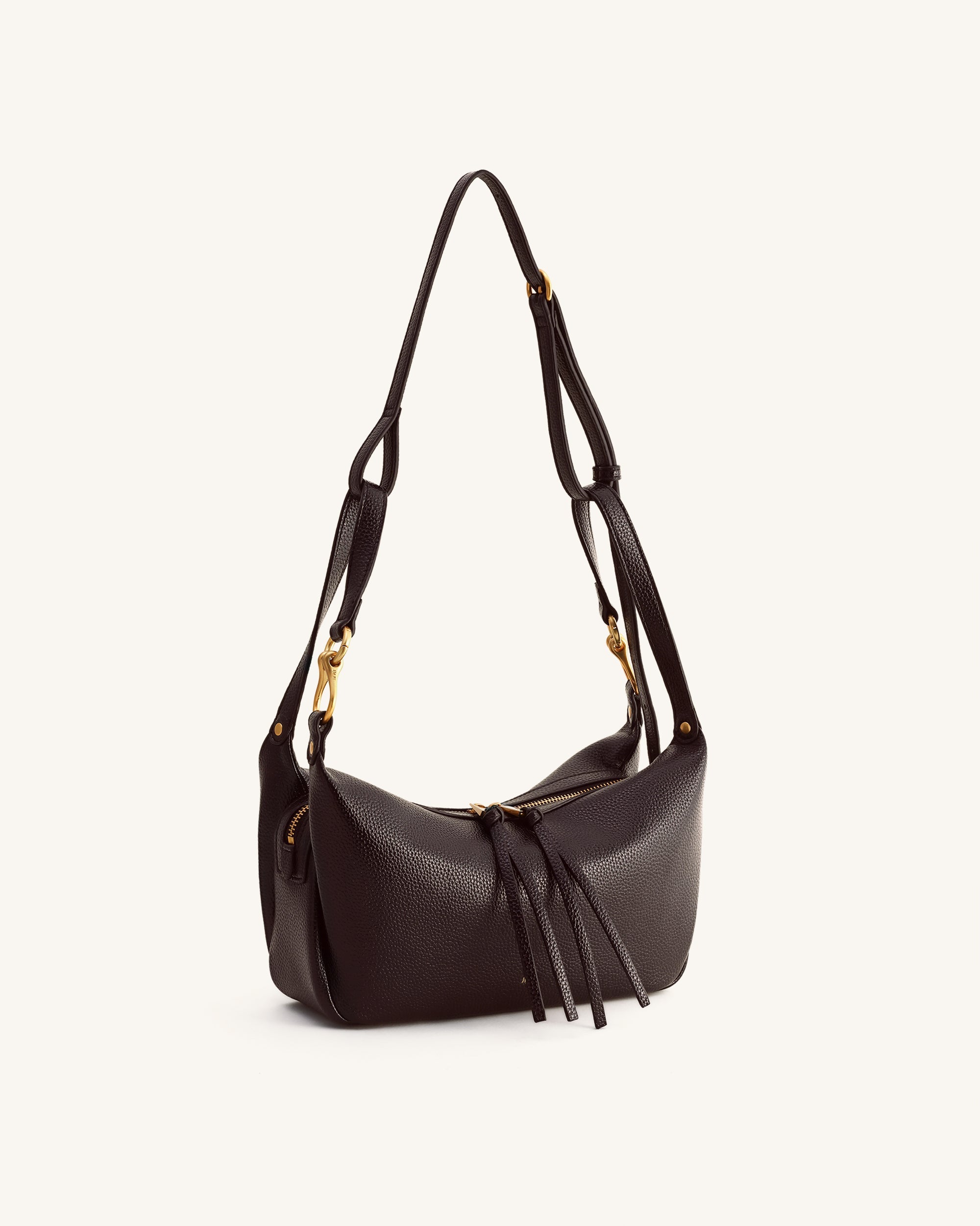 Jw Pei Selia Soft Grain Crossbody Bag Dark Brown